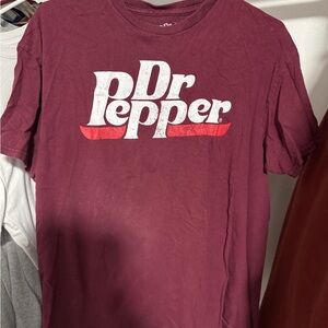 Target Burgundy Dr Pepper Tee